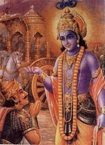 Arjun and Lord Krishna