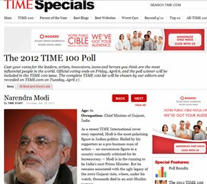 2012 Time 100 - Narendra Modi