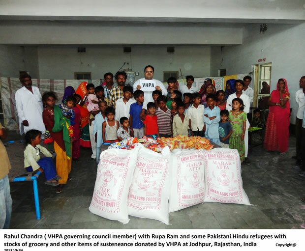 VHPA Donated Grocery to Pak Refugees - Donation Picture
