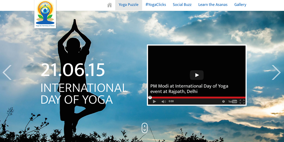 The First International Yoga Day - June 21 2015