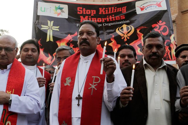 Christians, Hindus and Sikhs Hold a Rally and Vigil together as Religious Minorities United Against Islamist Terror in Pakistan