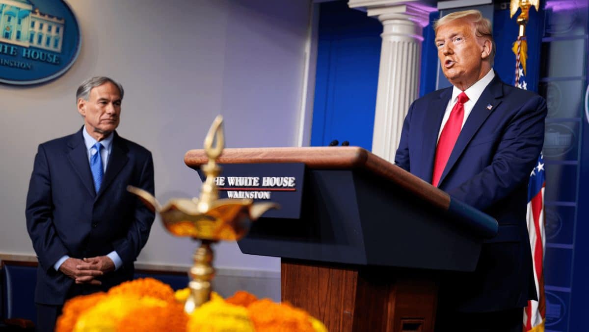 Diwali 2025 Celebration with Trump in White House, Abbott at Texas Capitol