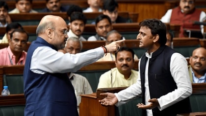 'Religion-based reservation unconstitutional': Amit Shah & Akhilesh Yadav clash in Lok Sabha over delimitation