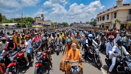 Over 2,000 bikers join Basava Jayanti rally