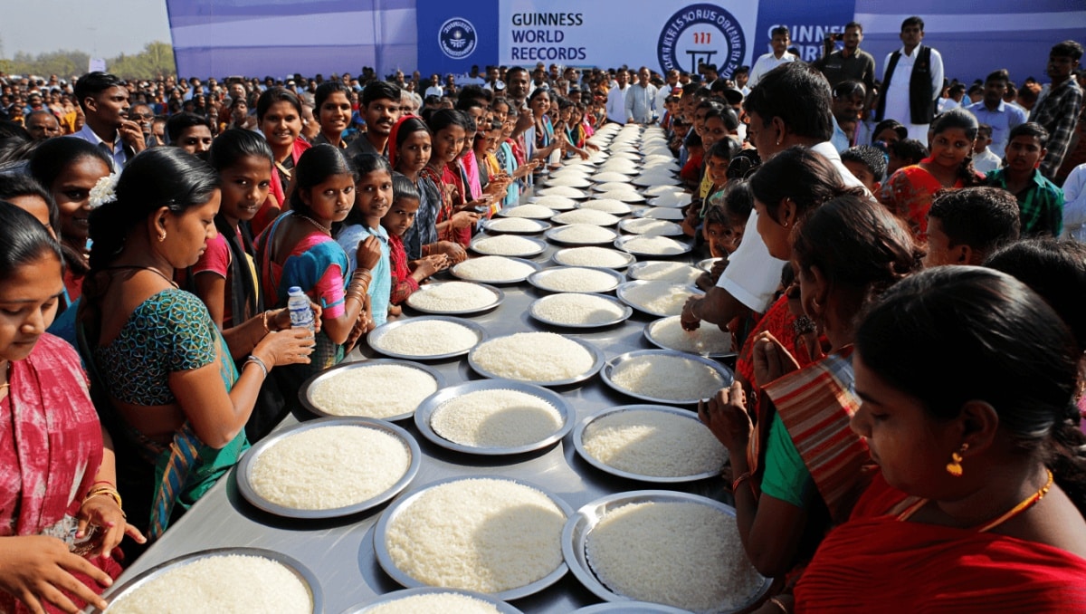 With largest serving of pakhala, Odisha sets a Guinness World Record
