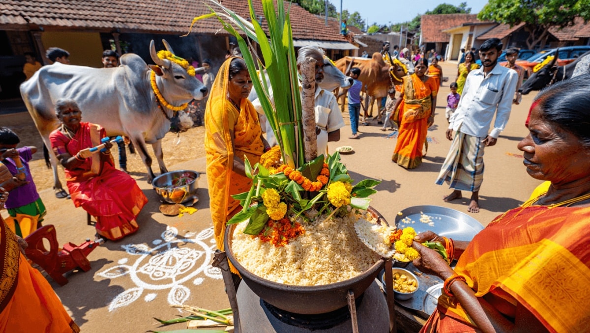 Celebrating Pongal in Tamil Nadu