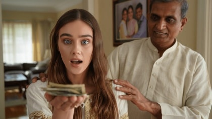 'You are Goddess Lakshmi': Ukrainian woman left stunned as Indian father-in-law gifts her money etimes.in / Apr 15, 2026, 14:30 (IST) Ukrainian content creator Sandra received an unexpected gift of money from her Indian father-in-law, who explained it was because she embodies Goddess Lakshmi, a symbol of wealth and prosperity. This sweet gesture highlights a cultural belief in Indian homes where women are seen as bringing good luck and positivity to the household, a sentiment Sandra found heartwarming.