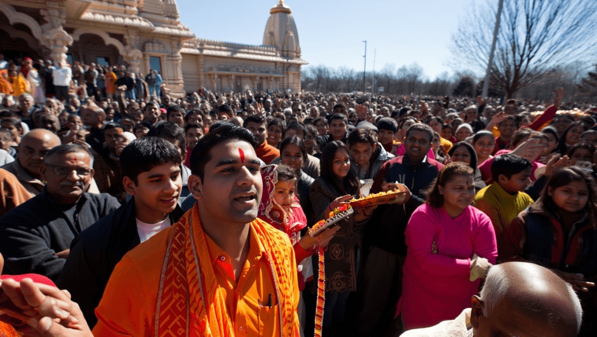 HAF on the Ground: Ram Mandir celebration in Canton, Michigan