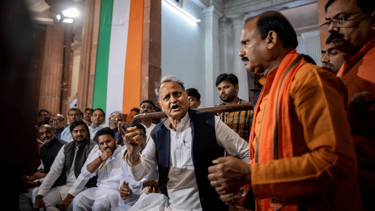 Gehlot’s remark reflects Cong’s authoritarian impulses, says BJP
