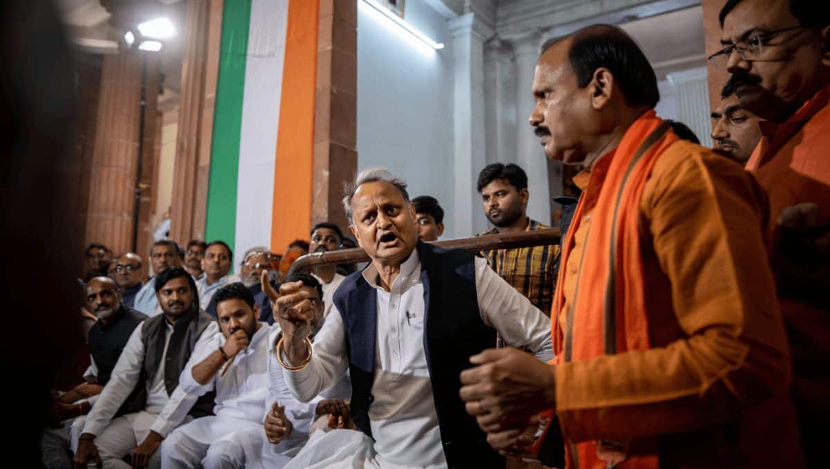 Gehlot’s remark reflects Cong’s authoritarian impulses, says BJP