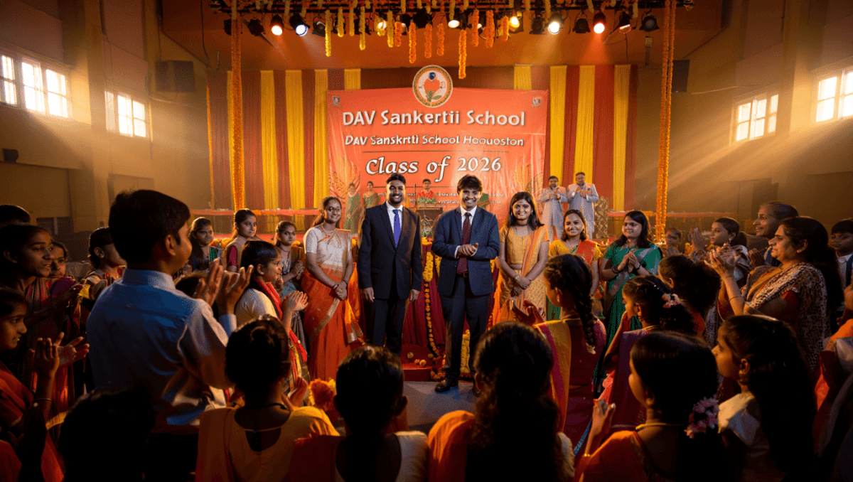 DAV Sanskriti School Celebrates Annual Day, Honors Graduating AYM Class