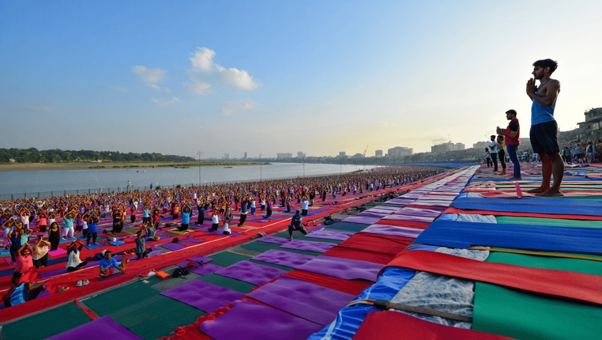 From Red Road to the Hooghly ghat: Kolkata owns the yoga mat! TNN / Jun 22, 2026, 13:15 (IST)