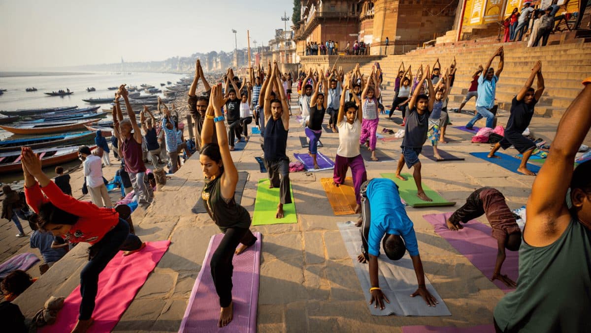 Yoga event held at Dashashwamedh ghat  Jun 16, 2026, 23:06 (IST)