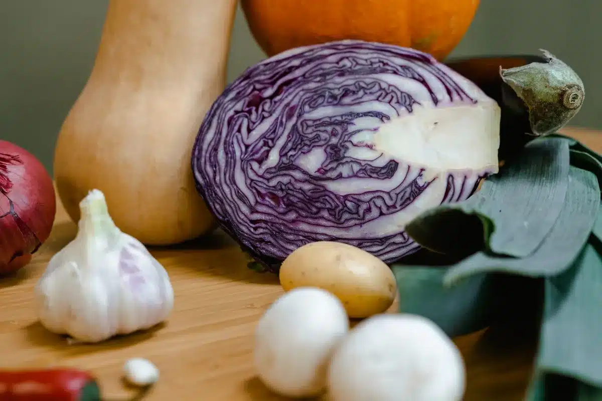 Roasted root vegetables and winter squash prepared warm for winter meals