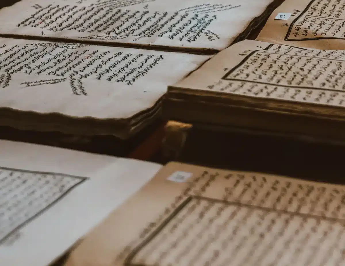 Historical Tamil manuscript and ancient texts preserved in archive