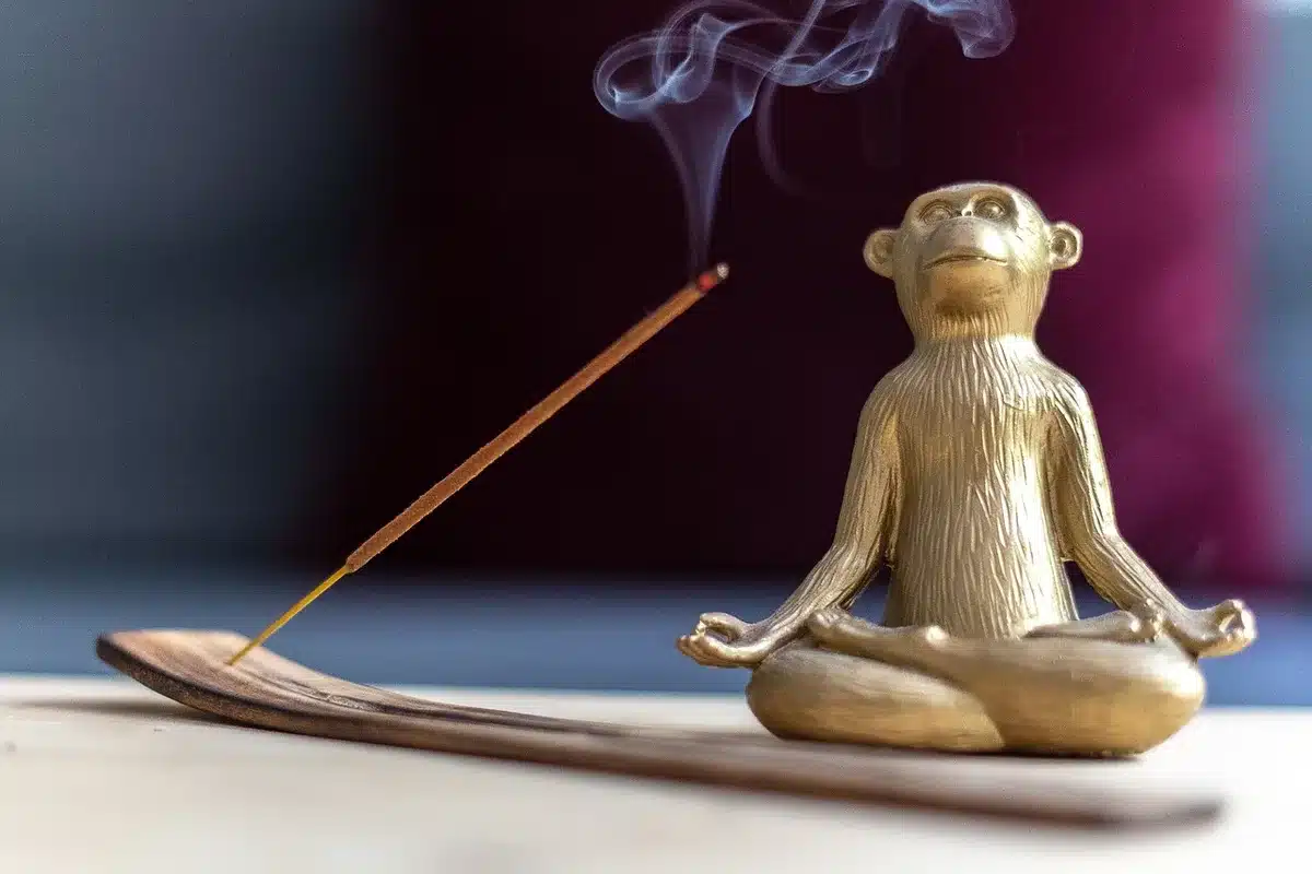 Person practicing a short daily repetition or meditation