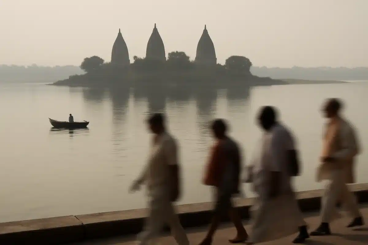 Triranga darshan: three shrines paint one river in a single-day spectacle