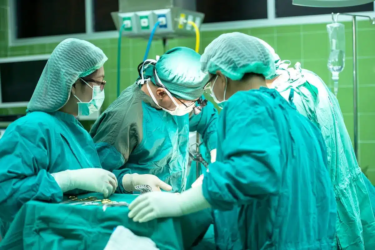 Doctor explaining kidney disease to patient in consultation room