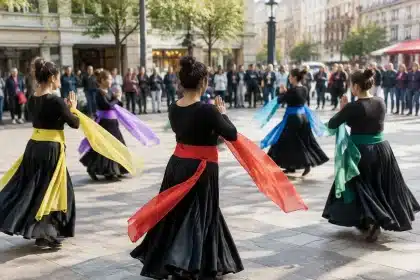 Navratri in Times Square goes viral: social media splits over Indian celebrations abroad