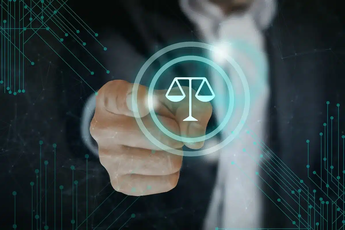 Courtroom gavel and law books symbolising judicial ruling